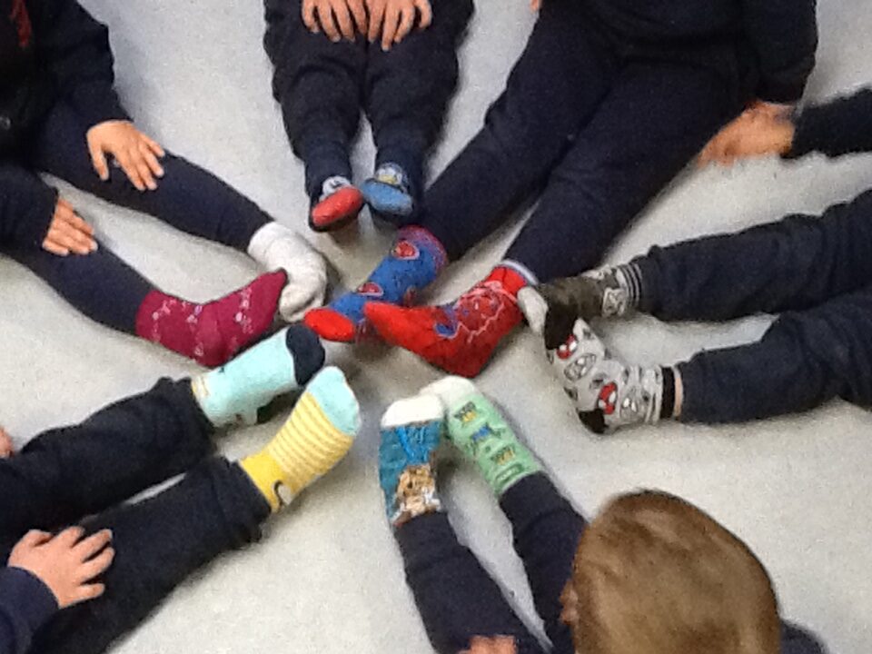 Odd Socks Day Anti Bullying Alliance Kentish Town C of E Primary School
