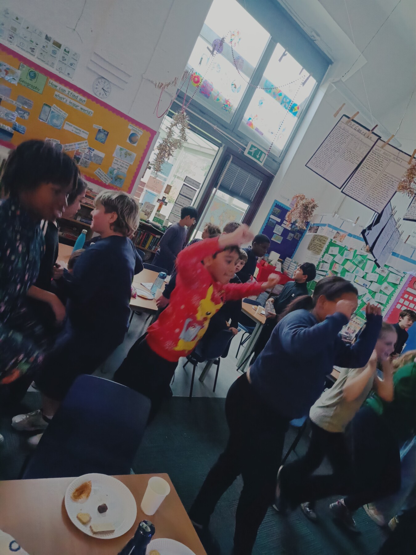 Beech Class Christmas party Kentish Town C of E Primary School